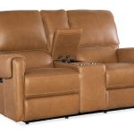 Somers Console Loveseat with Power Recline & Power Headrest
