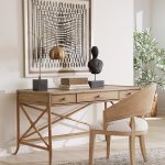 Retreat Pole Rattan Writing Desk