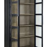 Linville Falls Shou Sugi Ban Curio Cabinet