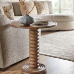Commerce and Market Spindle Accent Table