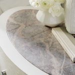 Serenity Wavecrest Oval Nightstand