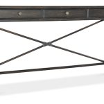 Retreat Pole Rattan Console