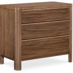 Eleana Three Drawer Nightstand