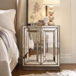 Sanctuary Two-Door Mirrored Nightstand - Visage