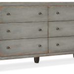 Ciao Bella Six-Drawer Dresser- Speckled Gray