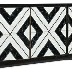 Sanctuary Noir Et Blanc Entertainment Console