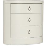Serenity Wavecrest Oval Nightstand