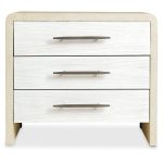 Cascade Three-Drawer Nightstand