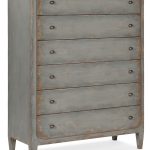 Ciao Bella Six-Drawer Chest- Speckled Gray