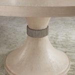 Nouveau Chic Round Pedestal Dining Table