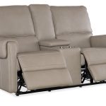 Somers Console Loveseat with Power Recline & Power Headrest
