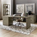 Linville Falls 96" Desk with One File and Open Desk Cabinet
