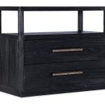 Linville Falls Shou Sugi Ban Two Drawer Nightstand