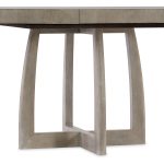 Affinity 48in Round Pedestal Dining Table with 1-18in Leaf