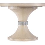 Nouveau Chic Round Pedestal Dining Table