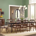 Charleston Rectangle Leg Dining Table w-2-22in Leaves