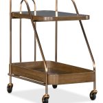 Commerce and Market Walnut Wine and Bar Cart