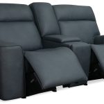Riverton Power Gliding Console Loveseat with Power Headrest and Lumbar