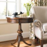 Round Pedestal Accent Table