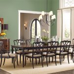 Charleston Rectangle Leg Dining Table w-2-22in Leaves