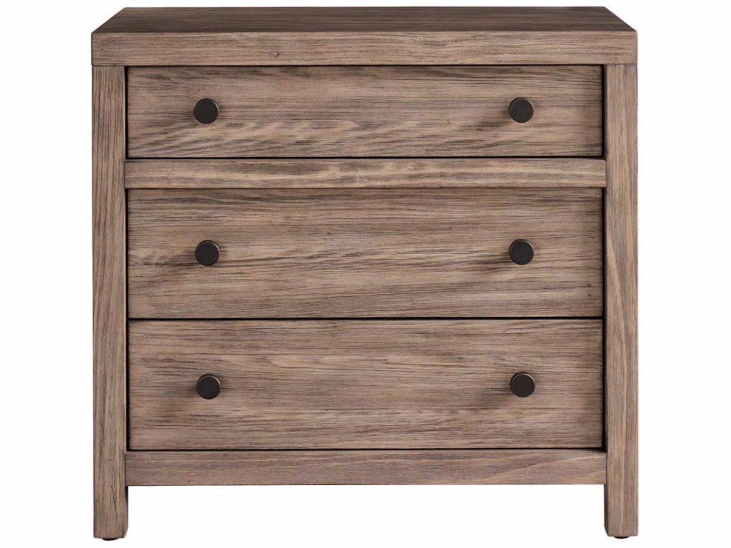 Boulder Three Drawer Nightstand