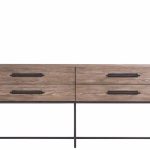 Boulder Metal Base Console