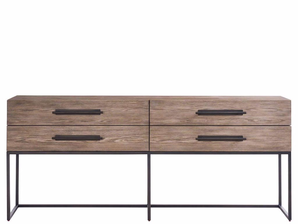 Boulder Metal Base Console