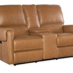 Somers Console Loveseat with Power Recline & Power Headrest