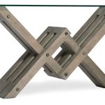 Affinity Glass Top Accent Console