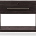 Driftwood One-Drawer Nightstand with Stone