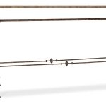 La Grange St James Metal and Stone Console