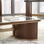 Melange Contours Cocktail Table