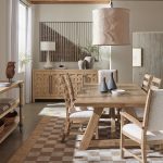 Vineyard Row Rectangle Dining Table with Two 20-inch Leaves