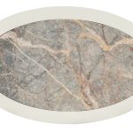 Serenity Wavecrest Oval Nightstand
