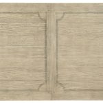 Ciao Bella 84in Trestle Table with 2-18in Leaves-Flaky White/Black
