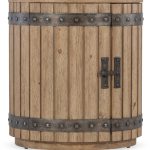 Vineyard Row Wine Barrel End Table