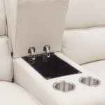 Miles Zero Gravity Console Loveseat with Power Recline & Power Headrest
