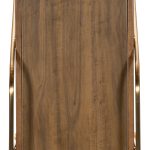Commerce and Market Walnut Wine and Bar Cart