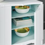 Melange Corinth Four Door Entertainment Console