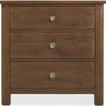 Driftwood Three-Drawer Nightstand