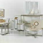 Melange Marin 32in Accent End Table