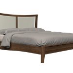 Westwood 1B	Queen Curved Upholstered Bed