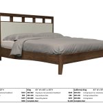 Westwood 4D	Queen Square Top Upholstered Bed
