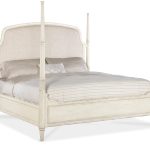 Americana King Upholstered Poster Bed