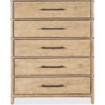 Retreat Pole Rattan Five-Drawer Chest