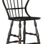 Ciao Bella Spindle Back Counter Stool-Black