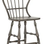 Ciao Bella Spindle Back Counter Stool-Speckled Gray