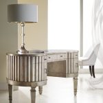 Melange Fluted Kidney Desk