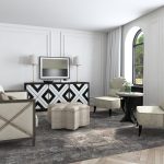 Sanctuary Noir Et Blanc Entertainment Console
