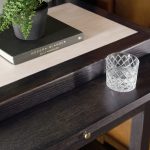 Driftwood One-Drawer Nightstand with Stone